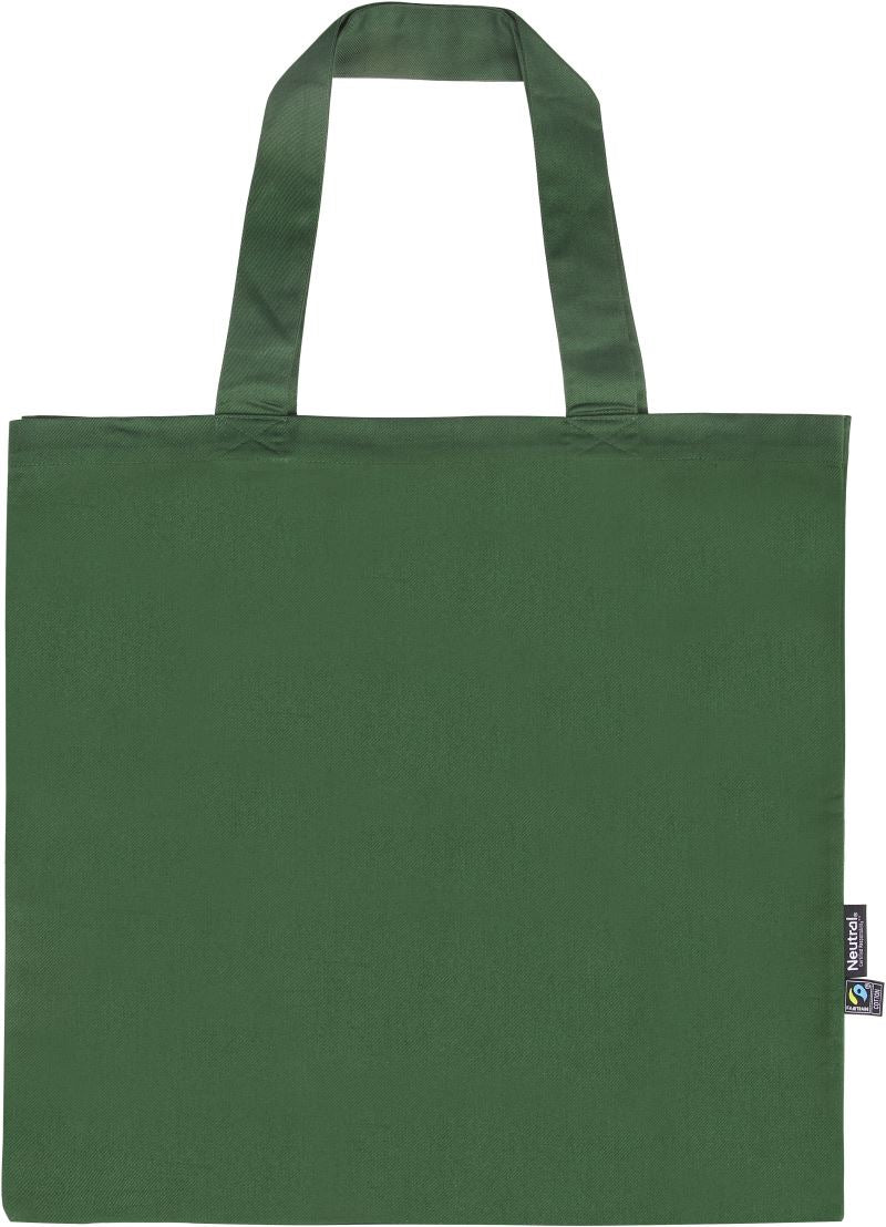 #Druck Bio Fairtrade Twill Baumwolltasche