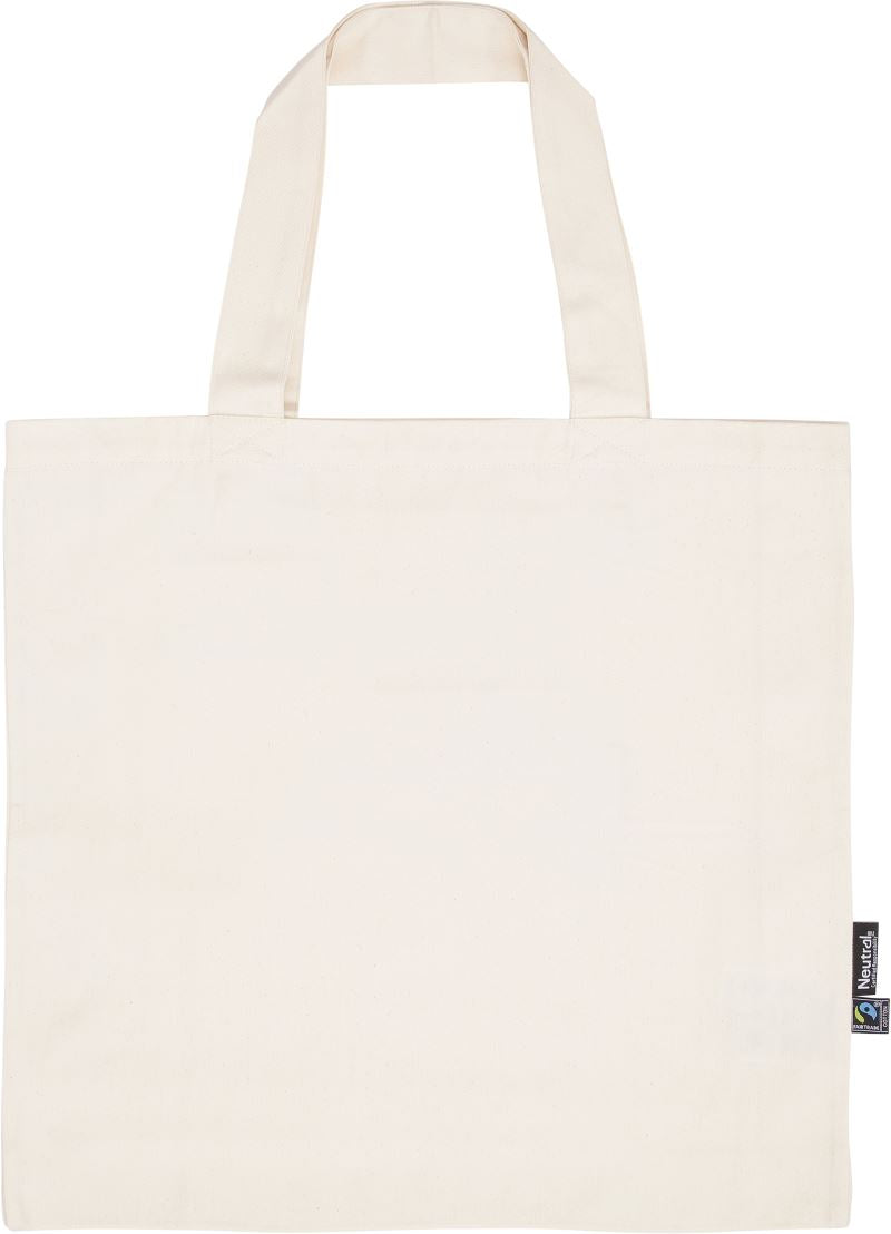 #Druck Bio Fairtrade Twill Baumwolltasche